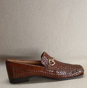 Bruno Magli Sanson 3 Brown Leather Loafers